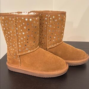 Koolaburra Tan Starry Boots Toddler size 10